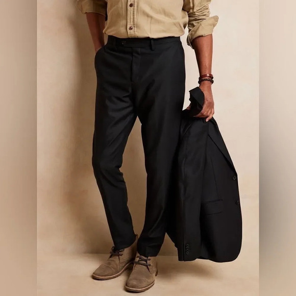 Banana Republic tailored slim fit trousers